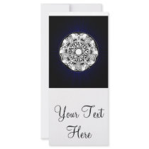 'Blue Burst' Rack Card