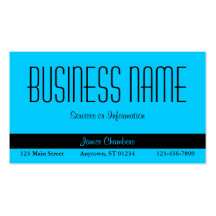 Blue Business Card