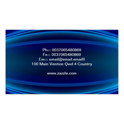 blue business card (back side)