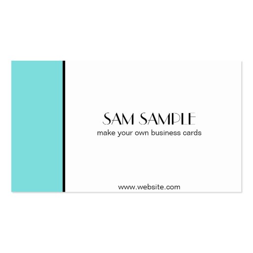 Blue Business Card Templates (front side)