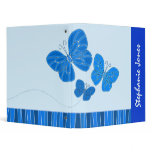 Blue butterflies Binder