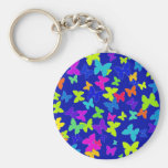 Blue Butterflies Keychain