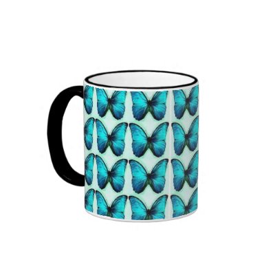 Blue Butterflies Coffee Mug by Swe3tnsourchicke
