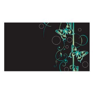 Blue butterflies Profile Card profilecard