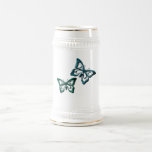 Blue Butterfly Designs Beer Stein Mug