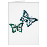 Blue Butterfly Designs Greeting Card