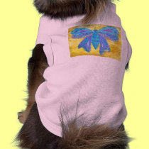 Blue Butterfly pet clothing