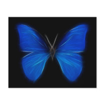Blue Butterfly Flying Insect Full Color Flyer