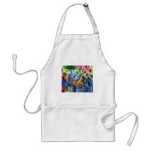 Blue Butterfly Garden Apron