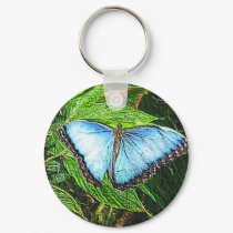 Blue Butterfly keychains