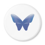Blue Butterfly Fridge Magnets