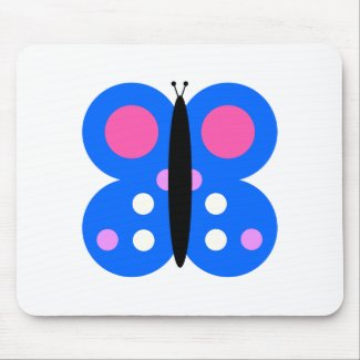 Blue Butterfly mousepad