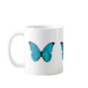 blue butterfly mugs by fataichi blue butterfly mugs