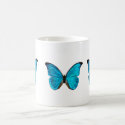 blue butterfly mugs by fataichi blue butterfly mugs