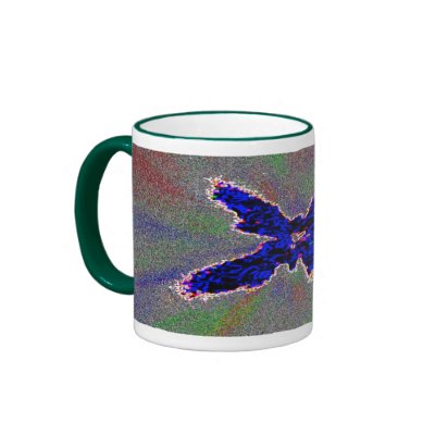 Blue Butterfly Mug by Derico