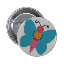 blue butterfly buttons