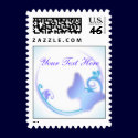 Blue Butterfly Postage postage