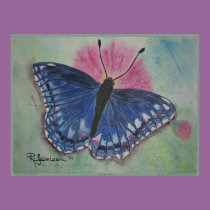 BLUE BUTTERFLY posters by dequilla BLUE BUTTERFLY posters