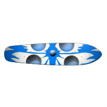 BLUE BUTTERFLY SKATE DECK