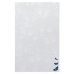 Blue butterfly stationary personalized stationery