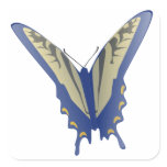 Blue Butterfly Sticker