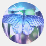 Blue Butterfly Sticker