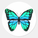 Blue Butterfly Sticker