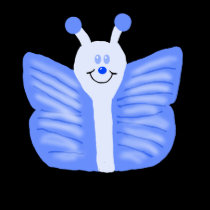 Blue Butterfly T-Shirt