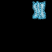 Blue Butterfly T-Shirt by Rajee1 Blue Butterfly T-Shirt