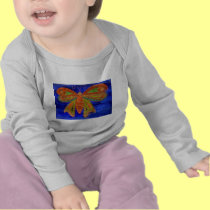 Blue Butterfly t-shirts