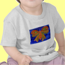 Blue Butterfly t-shirts