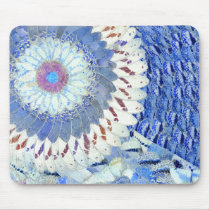 Blue Butterfly Wing Art Mousepad by AntiqueImages Blue Butterfly Wing Art Mousepad
