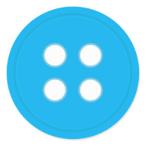 Blue Button stickers by lioneyes Blue Button stickers