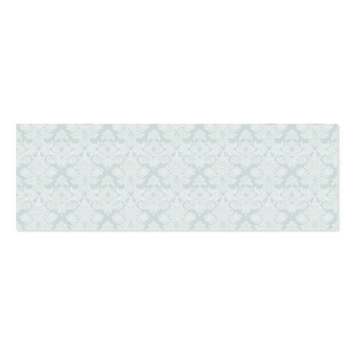 Blue Buttons and Stripes Gift Tag Business Cards (back side)