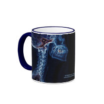 Blue C-spine (double image) mug