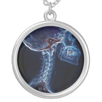 Blue C-spine  necklace