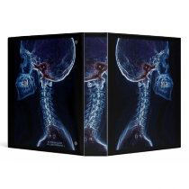 Blue C-spine X-ray binder