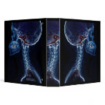 Blue C-spine X-ray binder