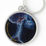 Blue C-Spine X-ray (customizable) keychains