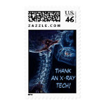 Blue C-Spine X-ray stamp