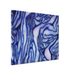 Blue Cabbage on Canvas Canvas Print