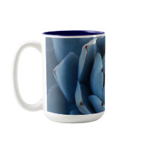 Blue Cactus Mug by pulsDesign Blue Cactus Mug