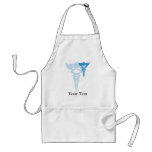 Blue caduceus medical gifts aprons