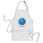 Blue caduceus medical gifts aprons