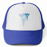 Blue caduceus medical gifts hats