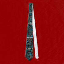 Blue Cage Tie ties