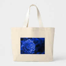 blue camelia tote bags