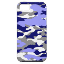 BLUE CAMO iPhone 5 COVERS