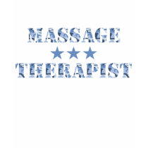 Blue Camo Massage Therapist T-Shirt by thehealinghand Blue Camo Massage Therapist T-Shirt