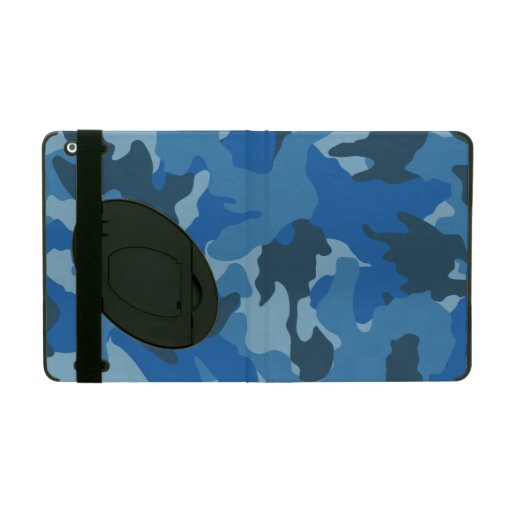 Blue Camo Military Custom Powis iCase iPad Cases iPad Covers